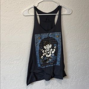 Gray/blue Hindu tank
